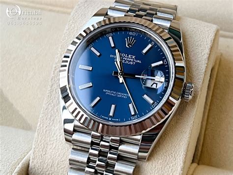 rolex datejust 11 blue dial|Rolex blue dial Datejust price.